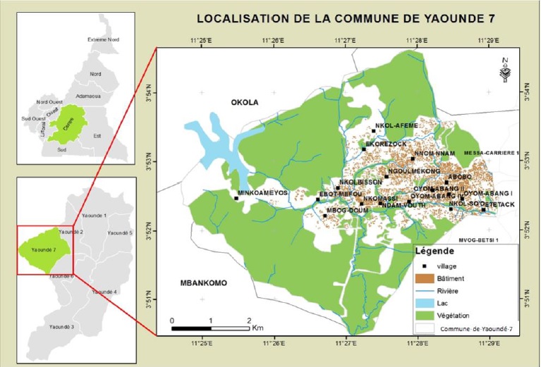 Carte yaounde 7