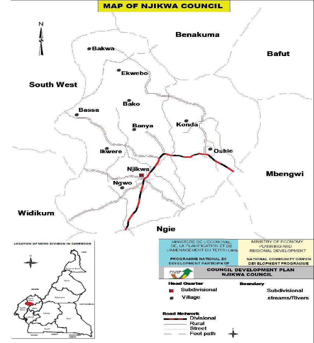 Carte de Njikwa