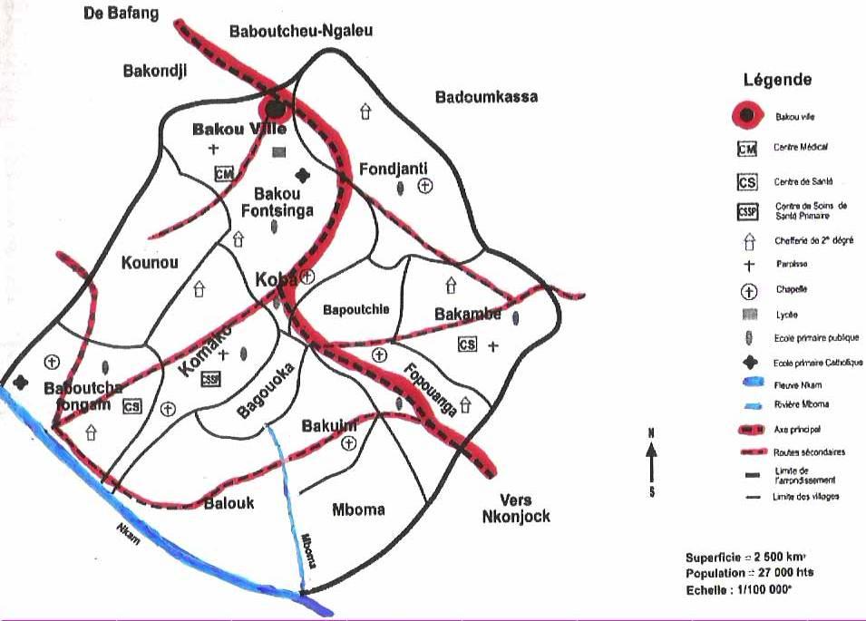 Carte de Bakou