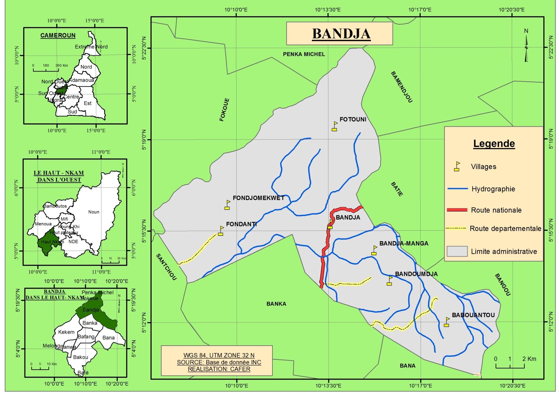 carte de Bandja