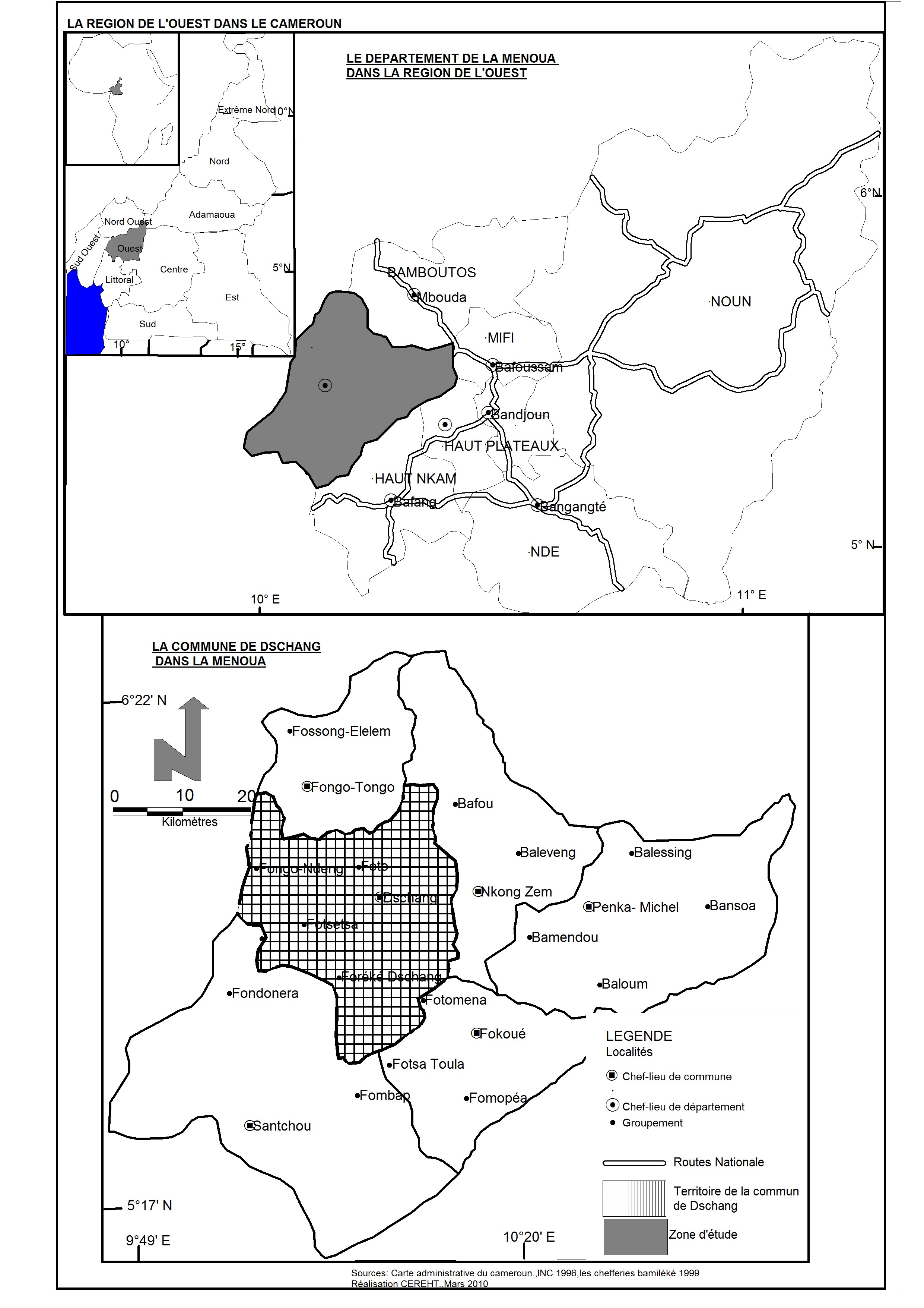 carte de Dschang