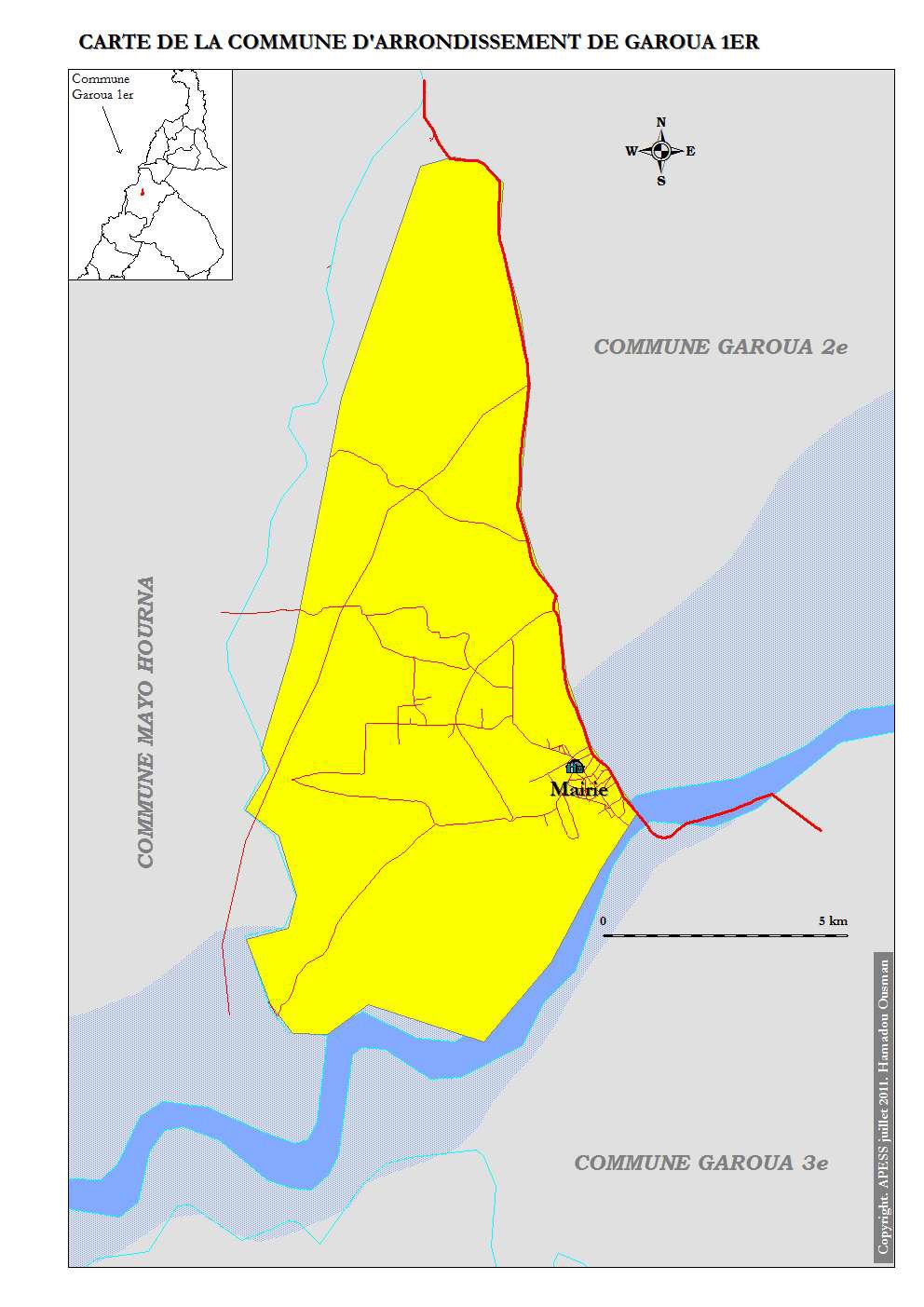 carte de Garoua 1er