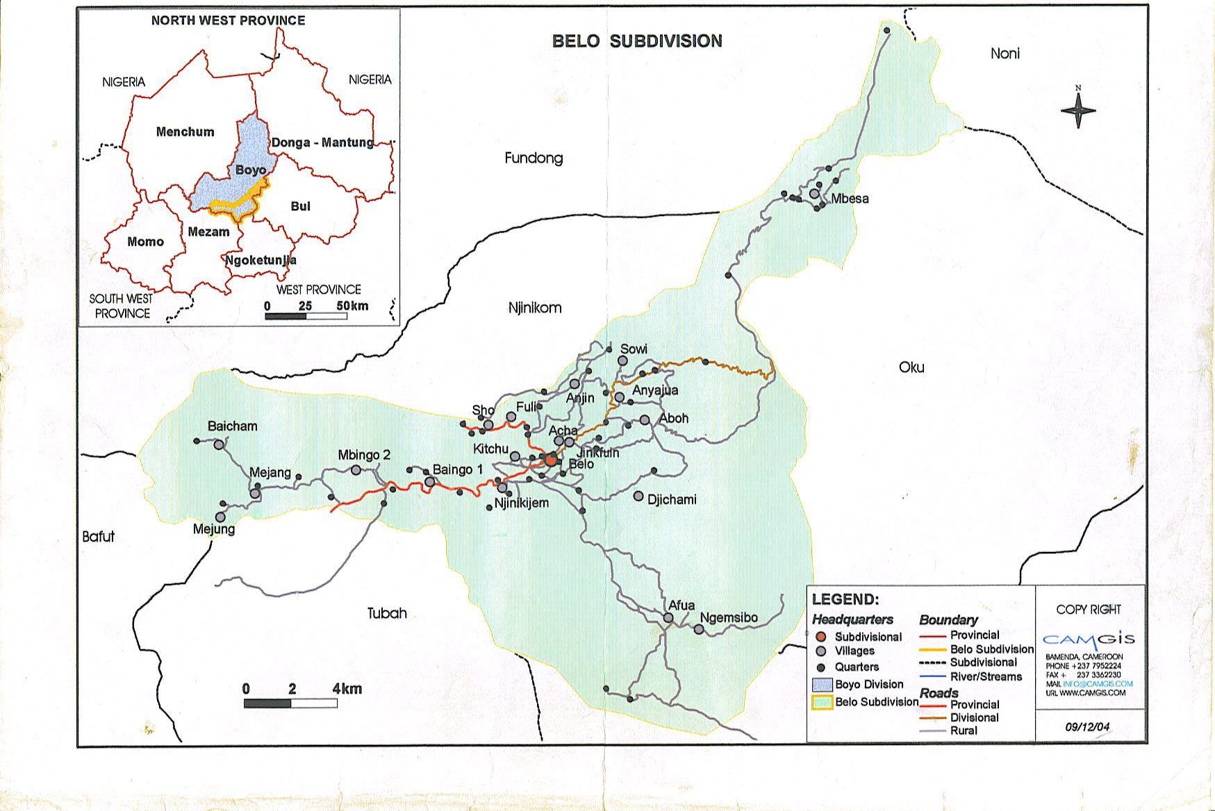carte de Belo