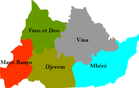 Carte de l'Adamaoua