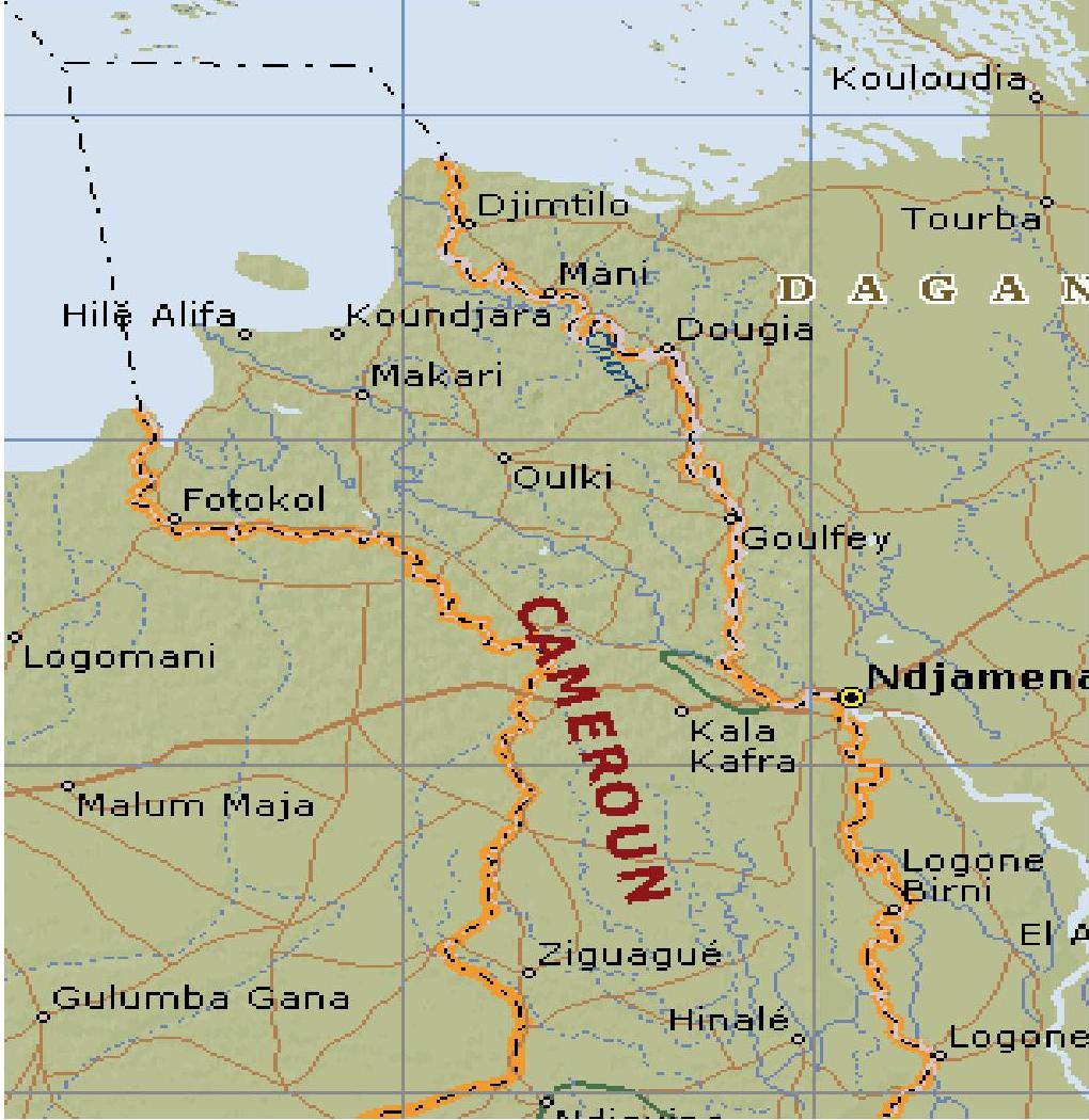 Carte de Logone-Birni