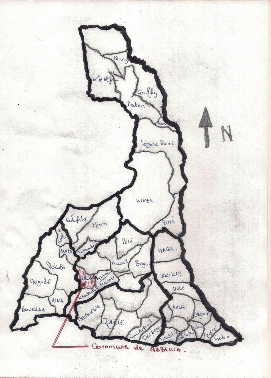carte de DZIGUILAO