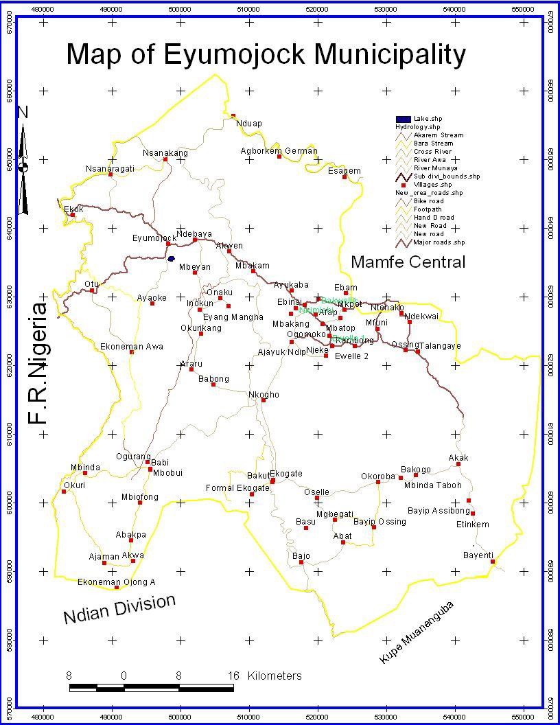 carte de Eyumojock