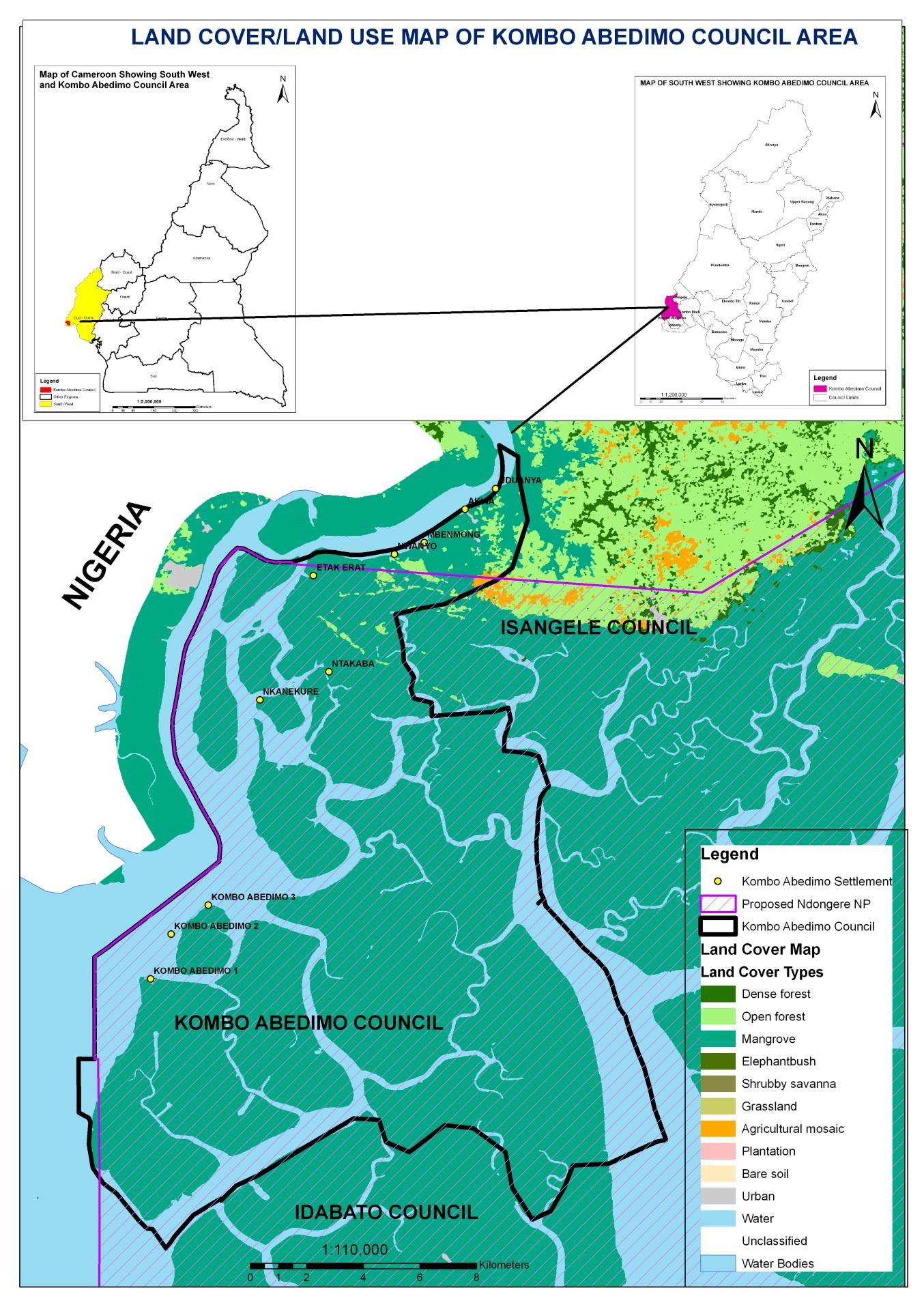 carte de Kombo Abedimo