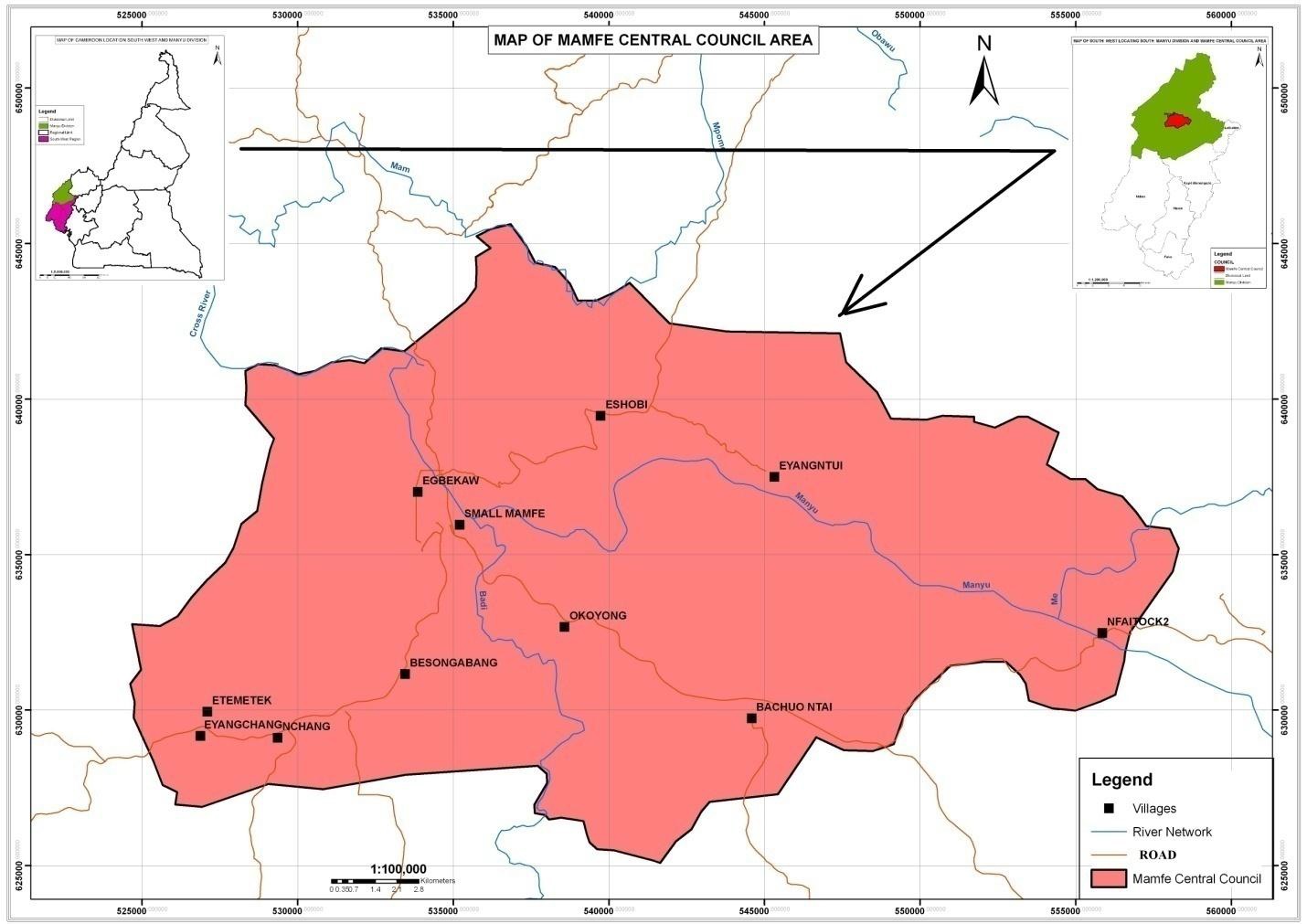 carte of Mamfe