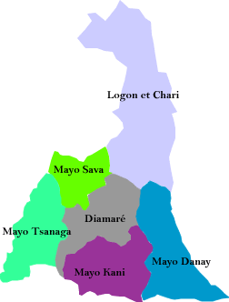 carte de l'Extrême-Nord