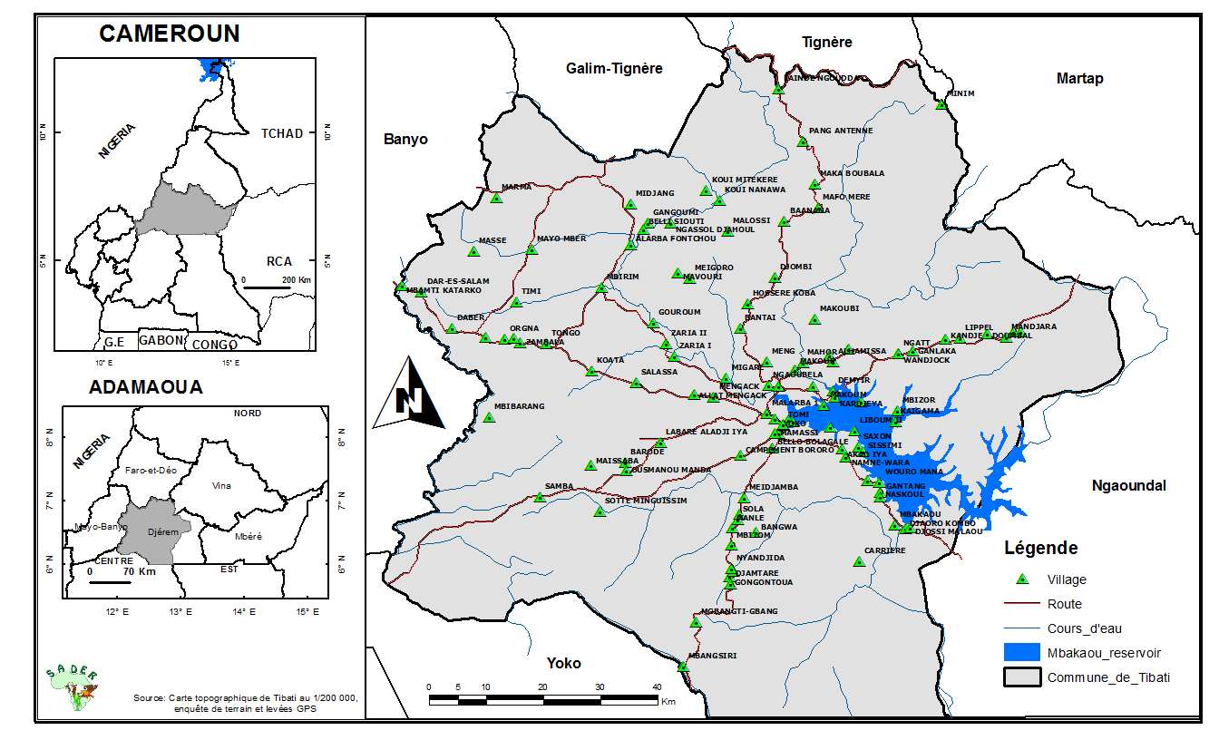 carte de Tibati
