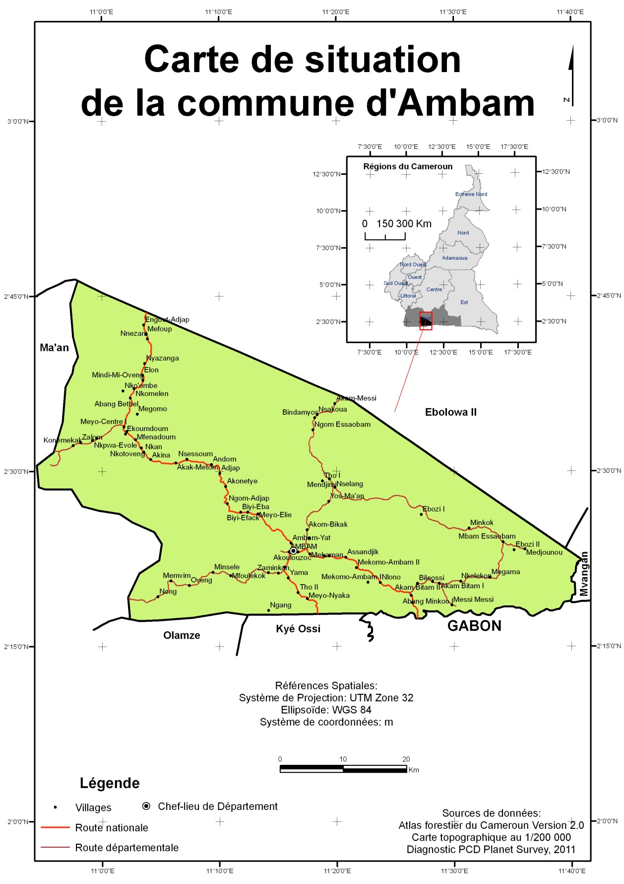 carte d'Ambam