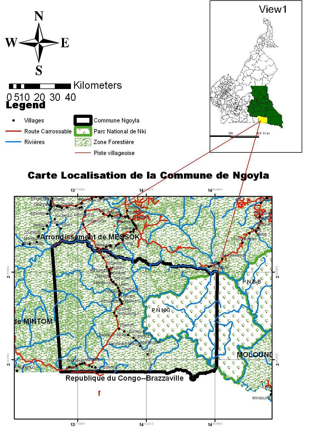 carte de Ngoyla